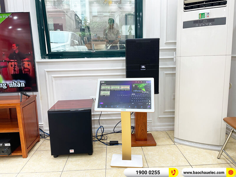 Lắp đặt hệ thống âm thanh cho công ty TNHH MTV Trắc địa Bản đồ (JBL KP4012 G2, BIK VM 820A, KX180A, SW815, BCE UGX12 Plus, 4K Plus 4TB,...)