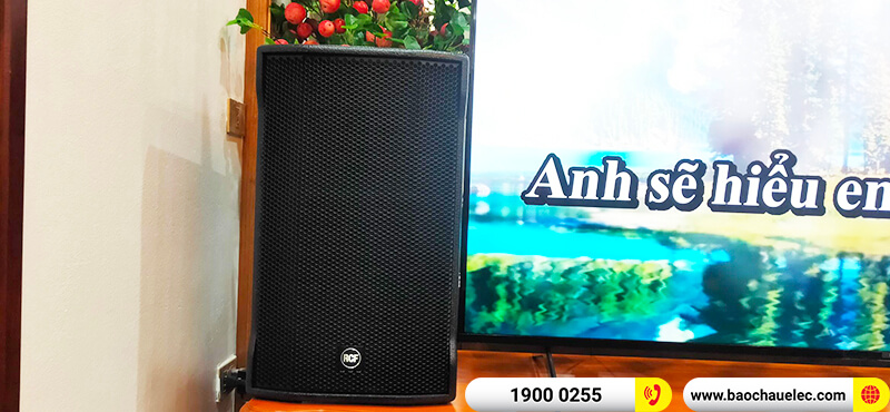 Lắp đặt dàn karaoke trị giá gần 125 triệu cho chị Hằng ở Hưng Yên (RCF C MAX 4112, APP MZ-186, BIK VM 820A, K9900II Luxury, JBL PRX 418S...)