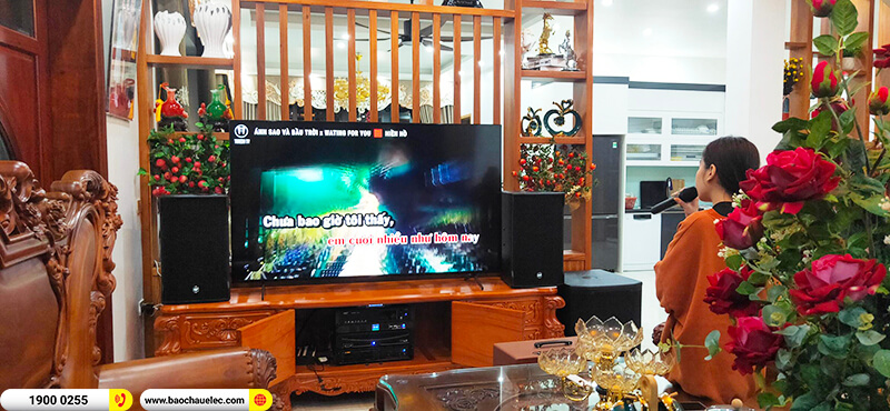 Lắp đặt dàn karaoke trị giá gần 125 triệu cho chị Hằng ở Hưng Yên (RCF C MAX 4112, APP MZ-186, BIK VM 820A, K9900II Luxury, JBL PRX 418S...)