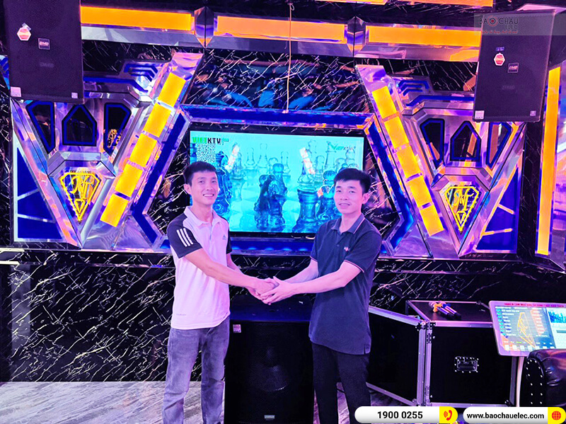 Lắp đặt phòng hát quán karaoke kinh doanh cho anh Nam ở Lạng Sơn (DP6120 Max, BMB CSS 1212SE, BPA-8200, VM 840A, KX180A, RXW 18C, BKSound M8, 12U)