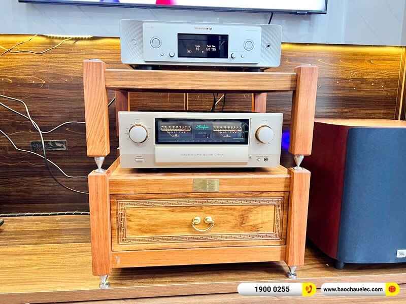 Lắp đặt d&agrave;n nghe nhạc trị gi&aacute; gần 400 triệu&nbsp;cho anh Tuấn&nbsp;tại Ph&uacute; Thọ&nbsp;(Focal Aria 948, Accuphase E4000, Marantz SACD 30N, JBL Studio 660P, Furutech ETP 80S NCF)