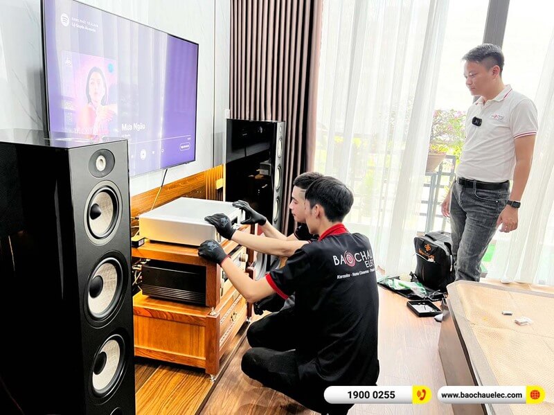 Lắp đặt d&agrave;n nghe nhạc trị gi&aacute; gần 400 triệu&nbsp;cho anh Tuấn&nbsp;tại Ph&uacute; Thọ&nbsp;(Focal Aria 948, Accuphase E4000, Marantz SACD 30N, JBL Studio 660P, Furutech ETP 80S NCF)