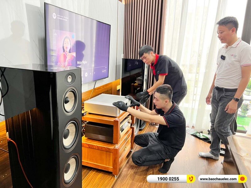 Lắp đặt d&agrave;n nghe nhạc trị gi&aacute; gần 400 triệu&nbsp;cho anh Tuấn&nbsp;tại Ph&uacute; Thọ&nbsp;(Focal Aria 948, Accuphase E4000, Marantz SACD 30N, JBL Studio 660P, Furutech ETP 80S NCF)