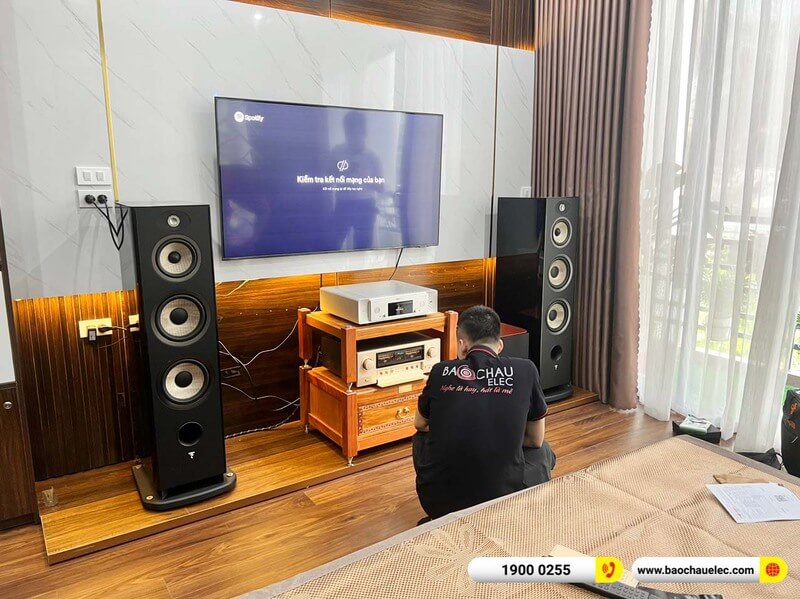 Lắp đặt d&agrave;n nghe nhạc trị gi&aacute; gần 400 triệu&nbsp;cho anh Tuấn&nbsp;tại Ph&uacute; Thọ&nbsp;(Focal Aria 948, Accuphase E4000, Marantz SACD 30N, JBL Studio 660P, Furutech ETP 80S NCF)