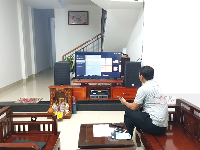 dàn karaoke cho gia đình Minh ở Quảng Nam h5