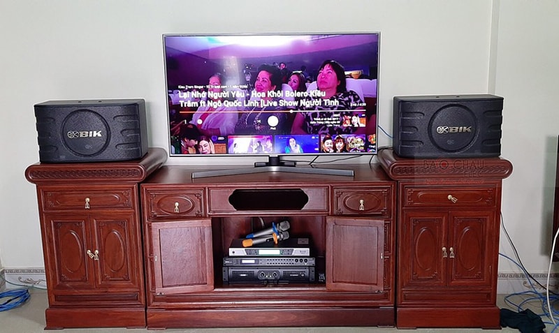 Dàn karaoke BIK cho gia đình anh Thuyết ở Thái Nguyên h14