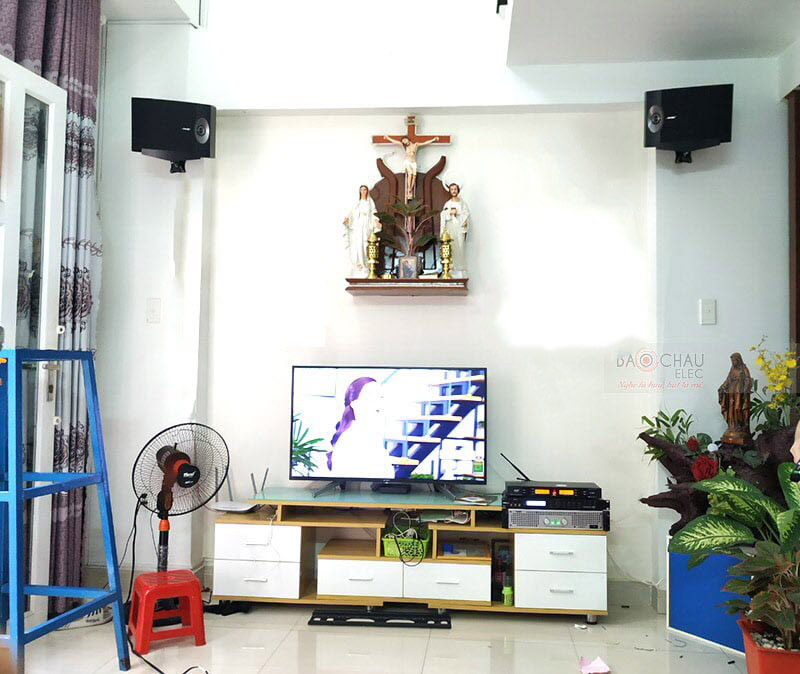 dàn karaoke Bose cho gia đình chị Trang ở Gò Vấp 
