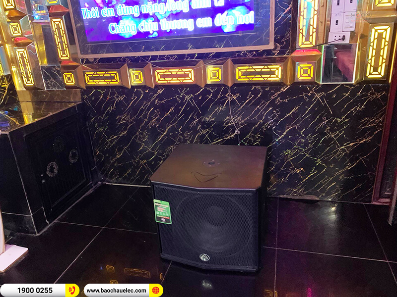 Lắp đặt phòng hát quán karaoke kinh doanh cho anh Thái tại Tiền Giang (Domus DP 6120, BIK VM 640A, Sigma - 18B, IMPACT-X18B, VietK 22 inch)
