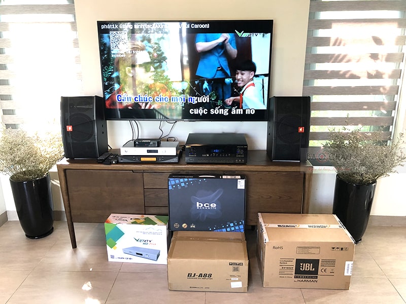 Dàn karaoke gia đình anh Phong ở Đại Lải h6