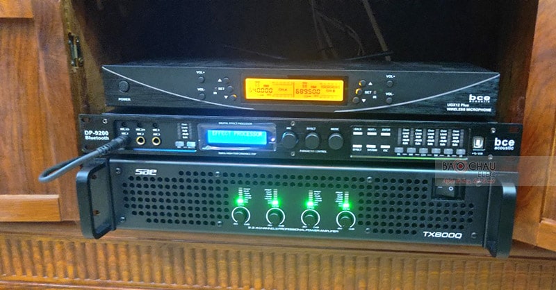 Dàn karaoke cao cấp của gia đình anh Hiền ở Đồng Văn h6