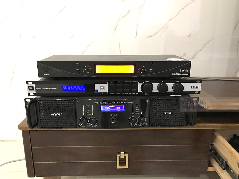 Dàn karaoke JBL cho gia đình anh Thanh ở Vũng Tàu h3