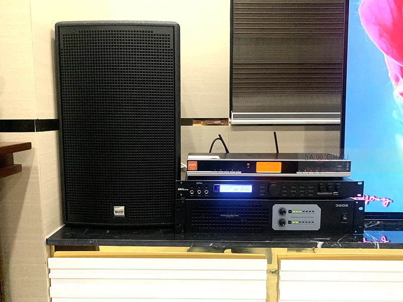 Lắp đặt dàn karaoke Alto cho gia đình anh Tư ở Cần Thơ h2
