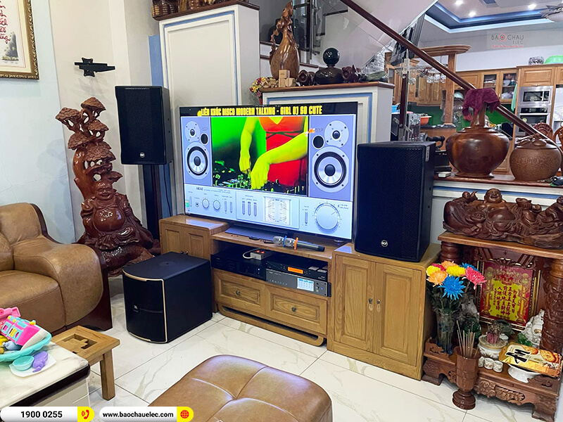 Lắp đặt dàn karaoke trị giá hơn 80 triệu cho anh Nam ở Đồng Nai (RCF C MAX 4112, VM 1020A, AAP Audio K9900II Luxury, BCE UGX12)
