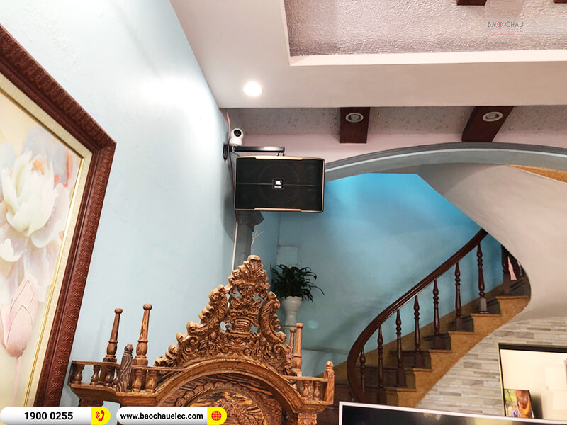 Lắp đặt dàn karaoke trị giá gần 40 triệu cho chị Nguyệt ở Hải Phòng (JBL Pasion 12, BIK VM 620A, BKSound X5 Plus, SW612-B, BCE UGX12)