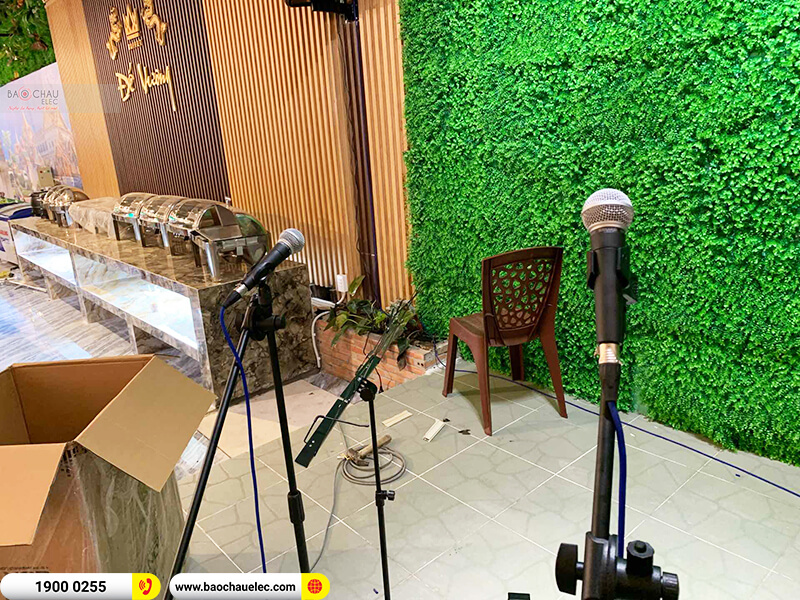 Lắp đặt bộ dàn âm thanh quán cafe anh Tín tại TPHCM (JBL Eon 715, JBL Eon 710, Yamaha MG12XU, Shure SM58-LC)