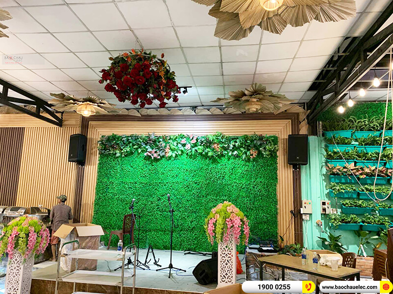 Lắp đặt bộ dàn âm thanh quán cafe anh Tín tại TPHCM