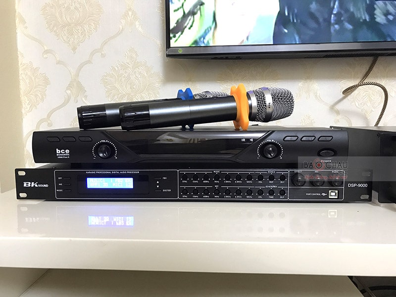 dàn karaoke Domus cho gia đình anh Nam ở Hoàng Mai h5