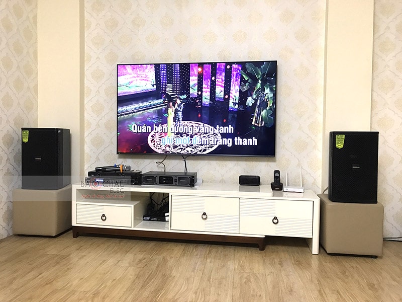 dàn karaoke Domus cho gia đình anh Nam ở Hoàng Mai h6