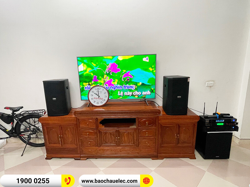 Lắp đặt dàn karaoke trị giá gần 40 triệu cho anh Đạo ở Hà Nội (BSP 410II, VM 620A, BPR-5600, BJ-W25A, BIK BJ-U500)