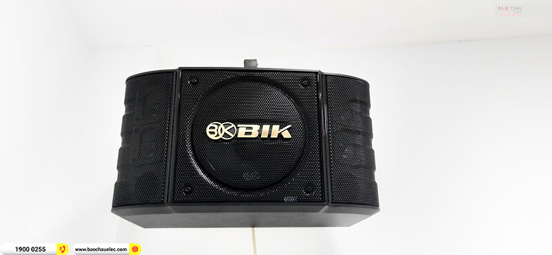 Lắp đặt dàn karaoke trị giá hơn 20 triệu cho anh Huyền tại Hà Nội ( BIK BS 998X, BKSound DKA 6500, SW512-B)