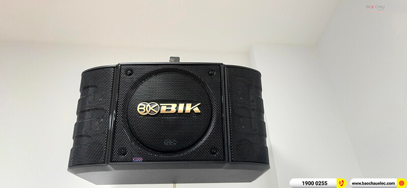 Lắp đặt dàn karaoke trị giá hơn 20 triệu cho anh Huyền tại Hà Nội ( BIK BS 998X, BKSound DKA 6500, SW512-B)