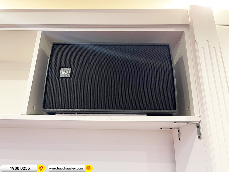 Lắp đặt dàn karaoke trị giá hơn 100 triệu đồng cho chị Xuyến ở Hà Nội (RCF C 3110-126, IPS 2700, KX180A, BKSound SW815, JBL VM200, AAP P8)