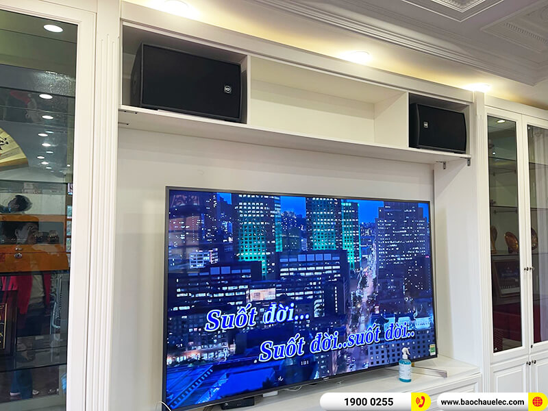 Lắp đặt dàn karaoke trị giá hơn 100 triệu đồng cho chị Xuyến ở Hà Nội (RCF C 3110-126, IPS 2700, KX180A, BKSound SW815, JBL VM200, AAP P8)
