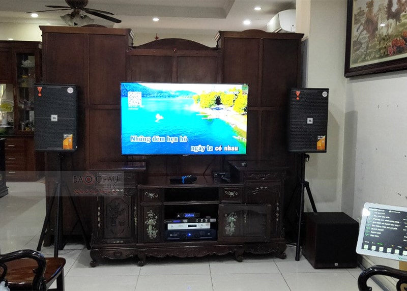 D&agrave;n karaoke JBL cho gia đ&igrave;nh anh Nh&agrave;n ở khu đ&ocirc; thị mới Bắc An Kh&aacute;nh