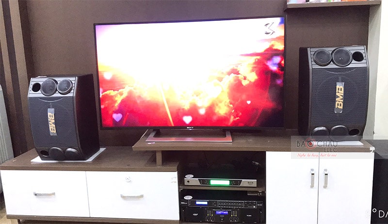 Dàn karaoke BMB của gia đình chị Tiến ở Lê Chân h3
