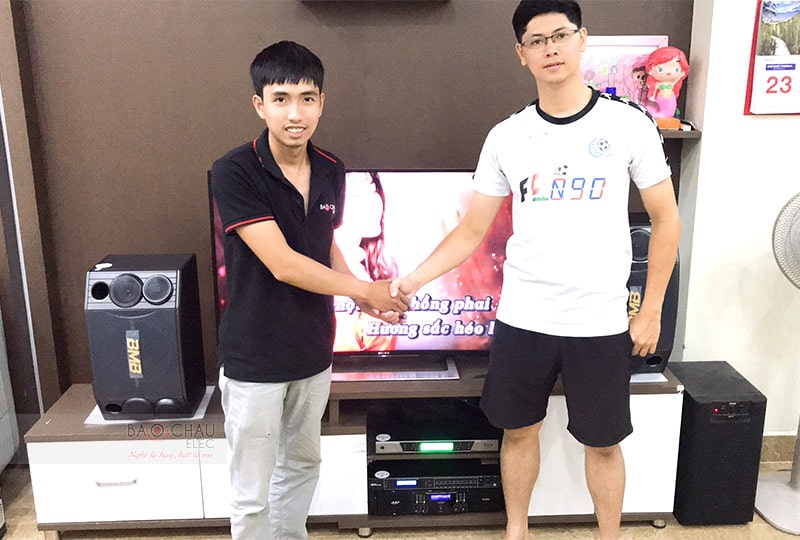 Dàn karaoke BMB của gia đình chị Tiến ở Lê Chân h4