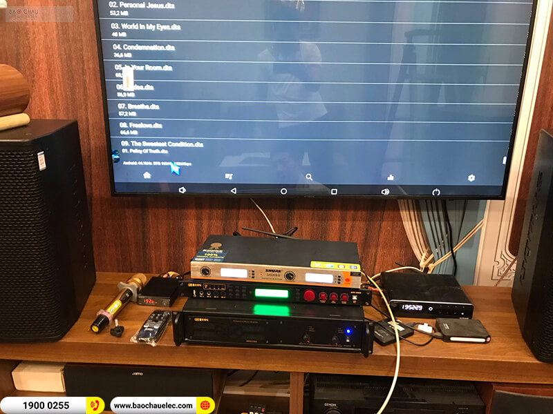 Lắp đặt dàn karaoke trị giá khoảng 25 triệu cho anh Hoàng ở Hải Phòng ( Domus DP6100 Max, BIK VM 620A, BPR-5600)
