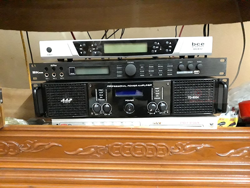 combo đẩy aap, vang bksoud và mic bce