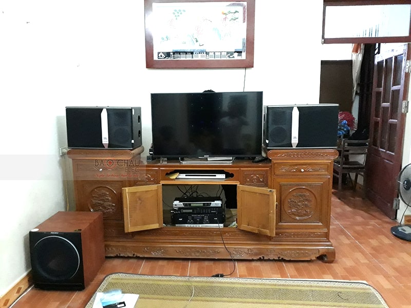 dàn karaoke JBL cho gia đình anh Quyền ở Kiến Thụy, Hải Phòng