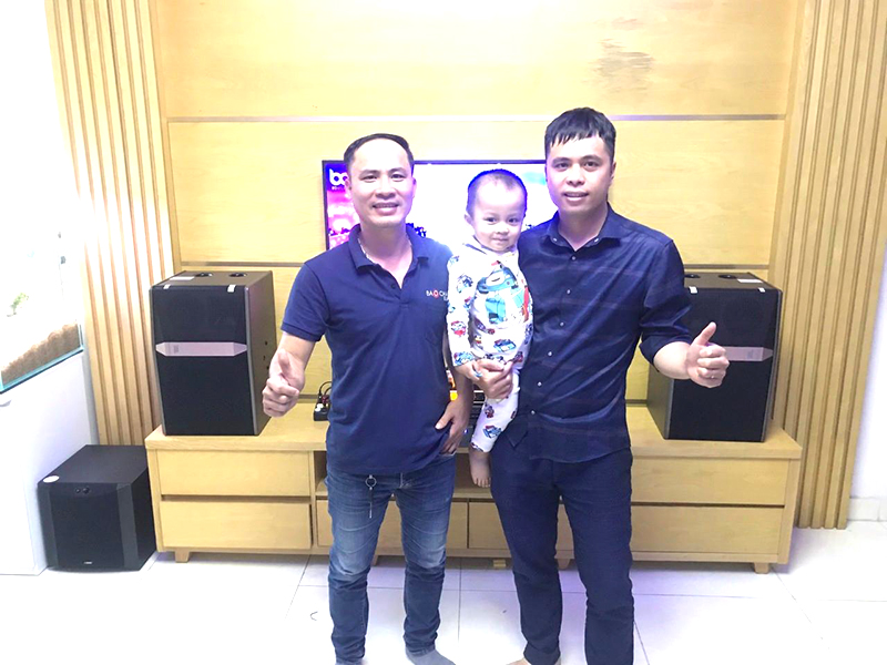 Lắp đặt dàn karaoke JBL cho gia đình anh Đoàn ở Hải An