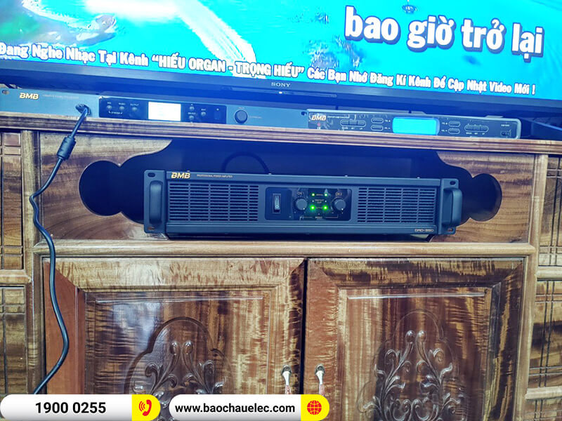 Lắp đặt dàn karaoke trị giá khoảng 75 triệu cho anh Công ở Thanh Hóa (BMB CSS 1210SE, DAD 950, KSP 50, BIK BJ-W25A, BMB WB-5000)