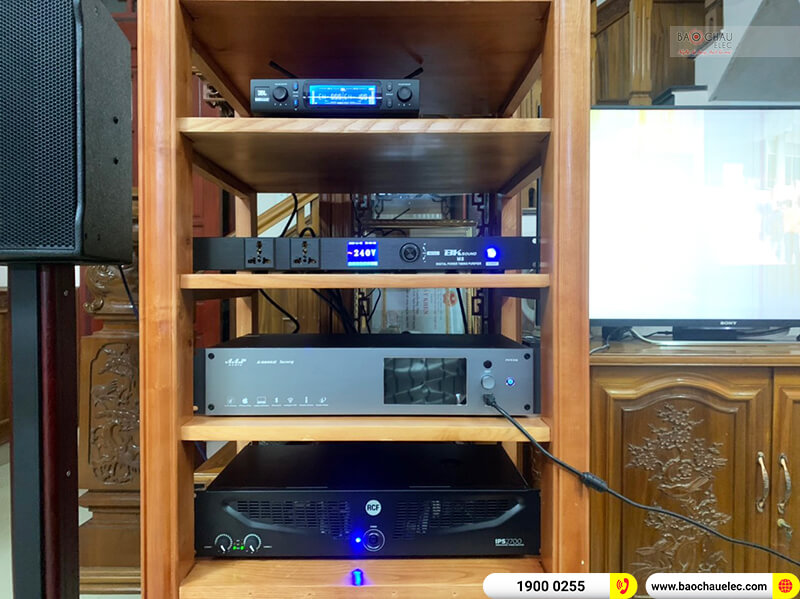 Lắp đặt dàn karaoke trị giá gần 100 triệu cho anh Duy Thủy tại Thanh Hóa ( C MAX 4112, IPS 2700, K9900 II LUXURY, BKSound M8, EON 618S, VM300)