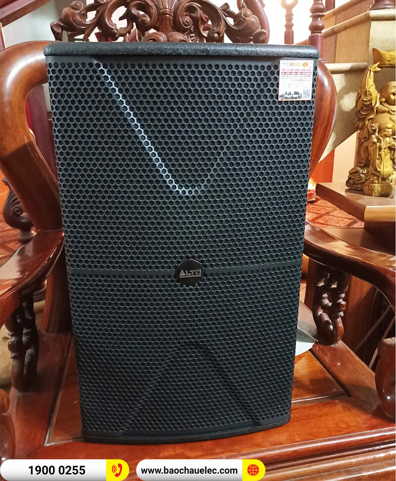 Lắp đặt dàn karaoke trị giá gần 30 triệu cho chú Hùng ở Thanh Hóa (Alto AT2000 II, APP Mz-66, BKSound DSP 9000 Plus, BCE U900 Plus X)
