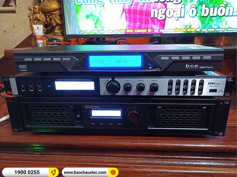 Lắp đặt dàn karaoke trị giá gần 30 triệu cho chú Hùng ở Thanh Hóa (Alto AT2000 II, APP Mz-66, BKSound DSP 9000 Plus, BCE U900 Plus X)
