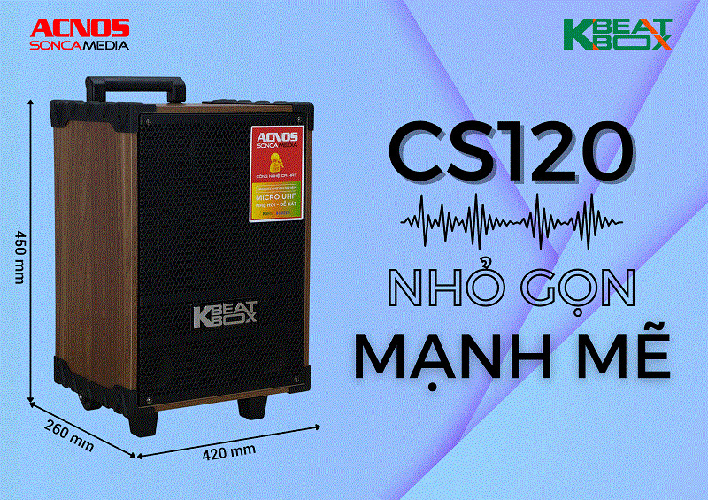 Loa kéo Acnos CS120