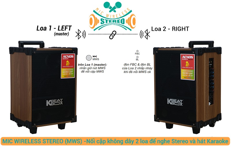 Loa kéo Acnos CS140