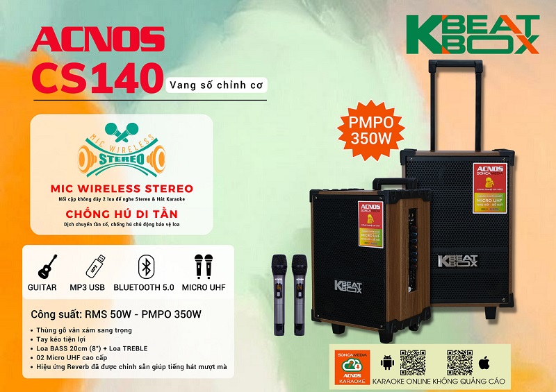 Loa kéo Acnos CS140
