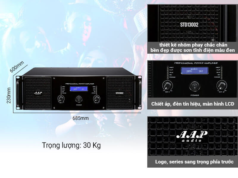 Cục đẩy công suất AAP STD 13002
