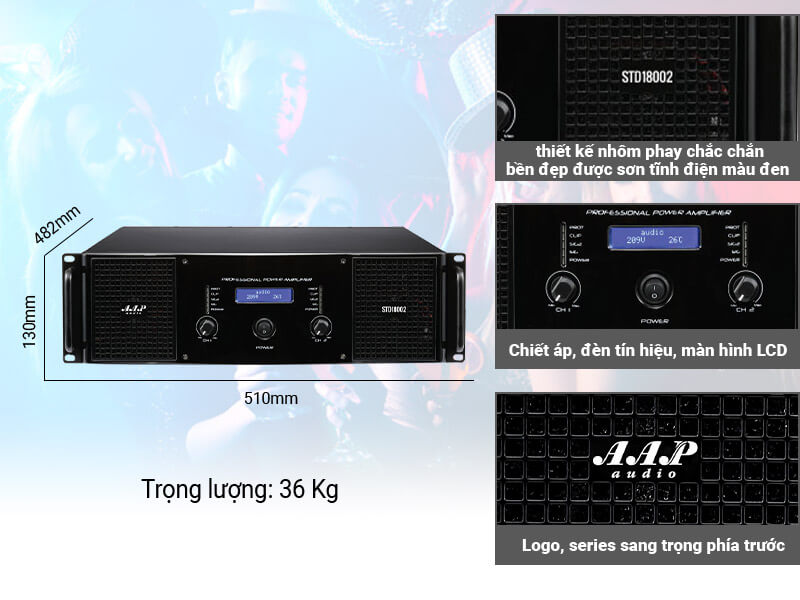 Cục đẩy công suất AAP STD18002
