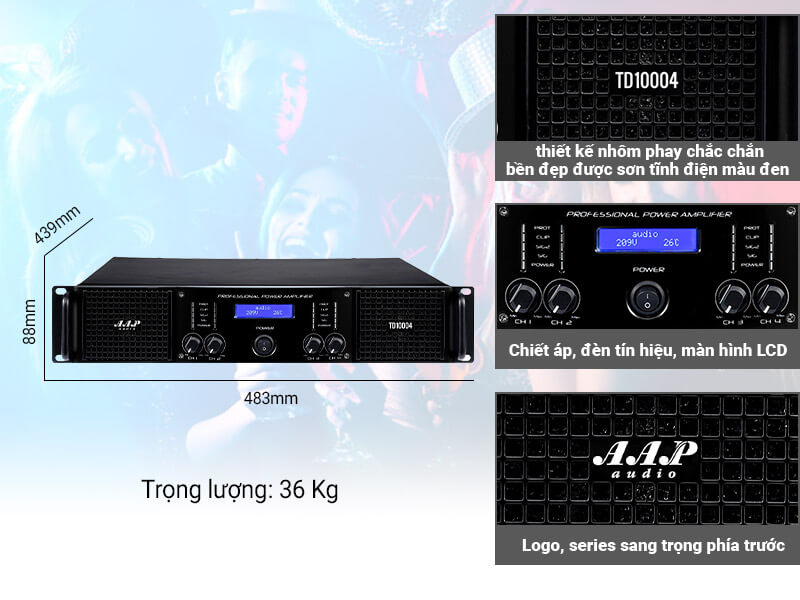Cục đẩy c&ocirc;ng suất&nbsp;AAP TD10004