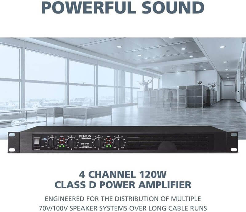 Cục đẩy c&ocirc;ng suất Denon DN-470A
