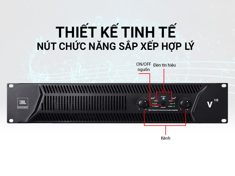 Cục đẩy c&ocirc;ng suất JBL V10