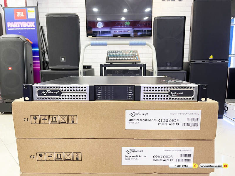 Cục đẩy c&ocirc;ng suất 4 k&ecirc;nh Powersoft Quattrocanali 2404 DSP