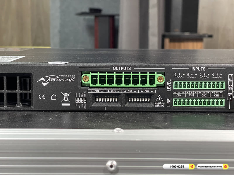 Cục đẩy c&ocirc;ng suất 4 k&ecirc;nh Powersoft Quattrocanali 2404 DSP