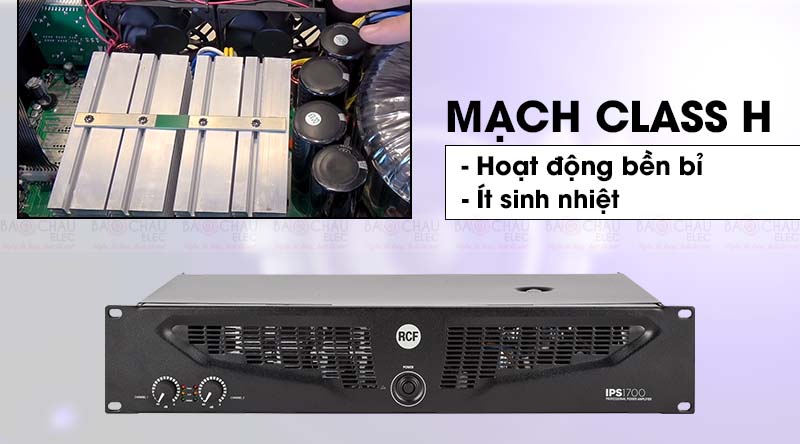 Cục đẩy công suất 2 kênh RCF IPS 1700