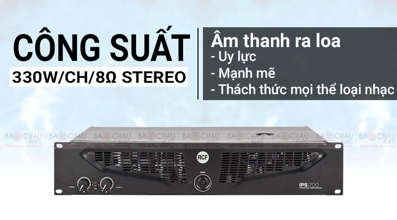 Cục đẩy công suất 2 kênh RCF IPS 1700